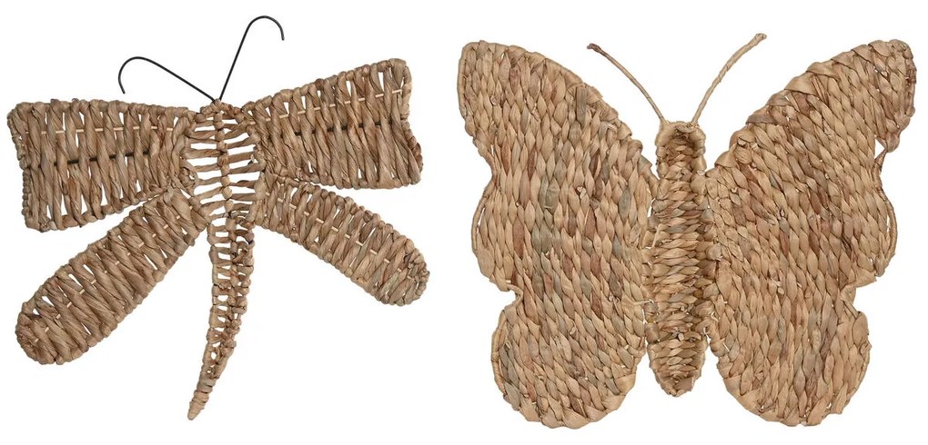 Διακόσμηση τοίχων Home ESPRIT Φυσικό Shabby Chic 44 X 4 X 46 CM (x2)