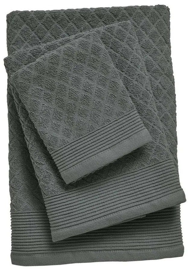 Πετσέτες Best 0688 (Σετ 3τμχ) Graphite Das Home Σετ Πετσέτες 100% Cotton