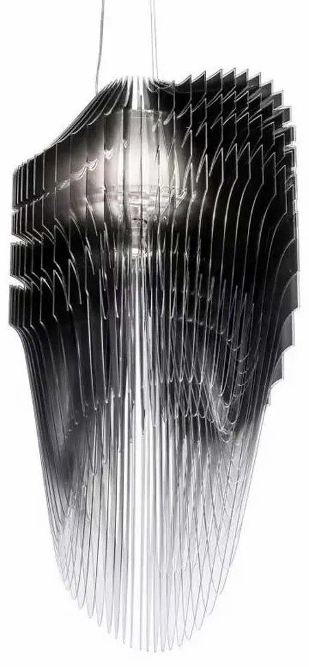 Φωτιστικό Οροφής Led Avia S Black Slamp Aluminium, Polypropylene