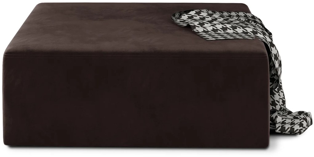 Πουφ Milek-Kafe Skouro - 83.00Χ83.00Χ42.00cm
