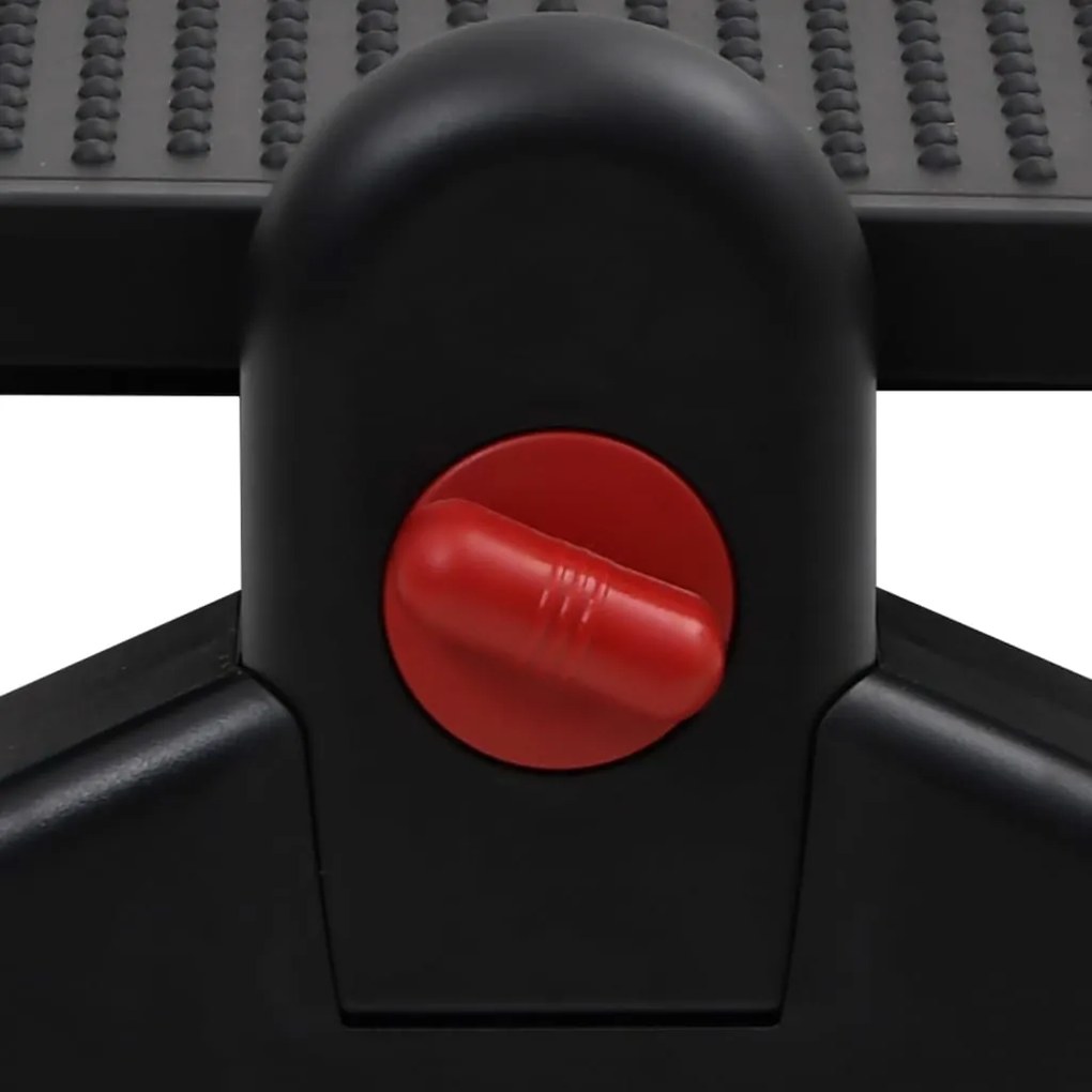 vidaXL Υποπόδιο Μαύρο 50 x 30,5 x 17 εκ.