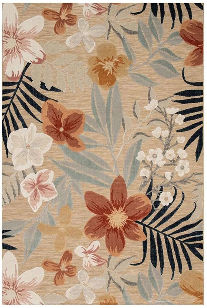 Χαλί Garden 65354N Beige-Rust New Plan 190X290cm