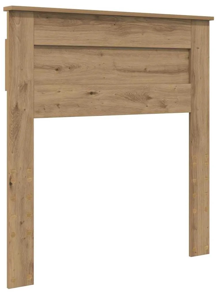 vidaXL Κεφαλάρι με κεφαλάρι Artisan Oak 90 cm Επεξεργασμένο ξύλο