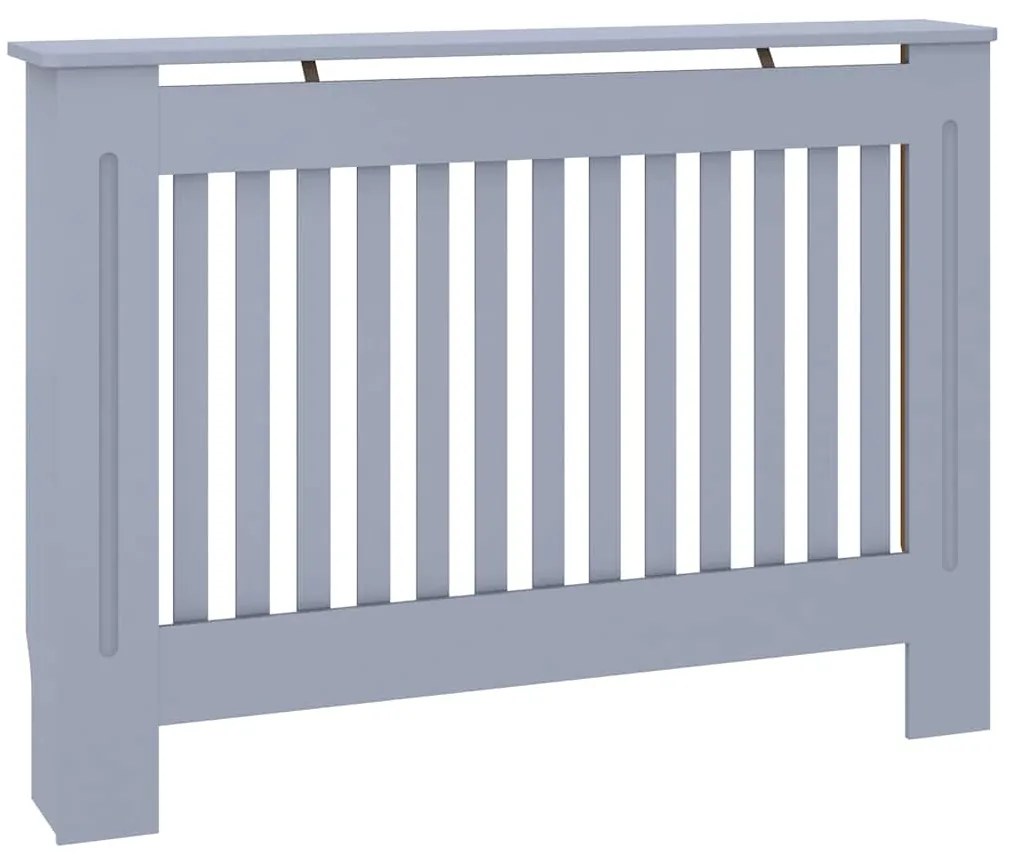 vidaXL Κάλυμμα Καλοριφέρ Ανθρακί 112 x 19 x 81,5 εκ. από MDF