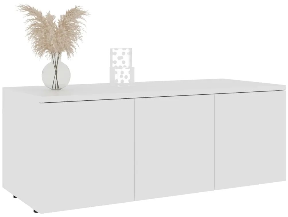 vidaXL Έπιπλο Τηλεόρασης Λευκό 80 x 34 x 30 εκ. από Επεξ. Ξύλο