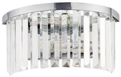 Απλίκα Φωτιστικό Τοίχου Κρύσταλλο Cristal H16 Φ32 Nowodvorski-7632-Ασημί 7632