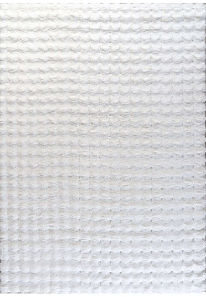 Χαλί Fuzzy 26164-060 White-Cream Merinos 160X160 Round