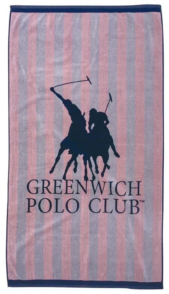 Πετσέτα Θαλάσσης 3775 Nude-Ivory Greenwich Polo Club Θαλάσσης 90x180cm 100% Βαμβάκι