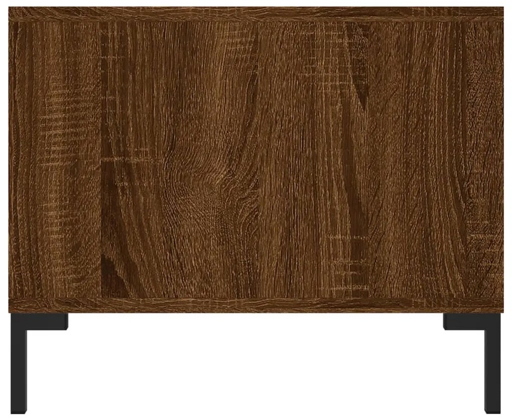 vidaXL Τραπεζάκι Σαλονιού Καφέ Δρυς 102x50x40 εκ. Επεξεργασμένο Ξύλο