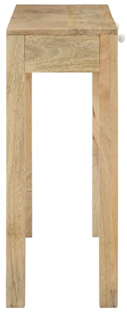 vidaXL Τραπέζι Κονσόλα 110x30x75 εκ. από Μασίφ Ξεβαμμένο Ξύλο Μάνγκο