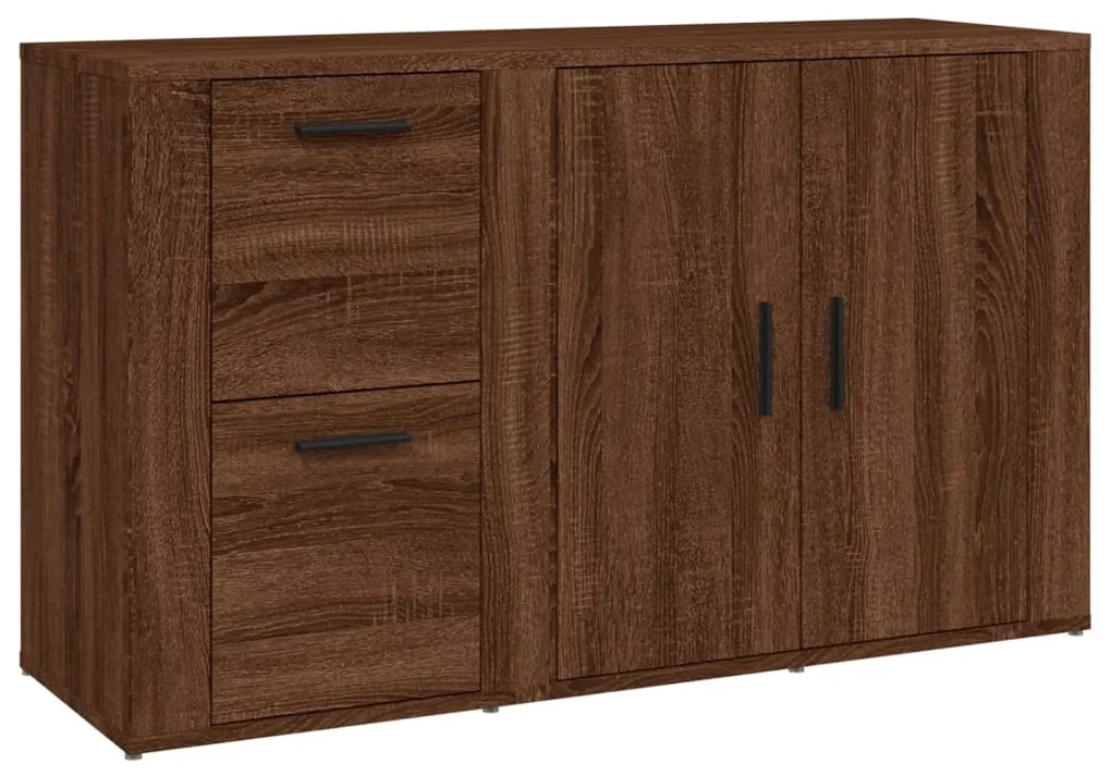 vidaXL Ντουλάπι Καφέ Δρυς 100x36x59,5 εκ. από Επεξεργασμένο Ξύλο