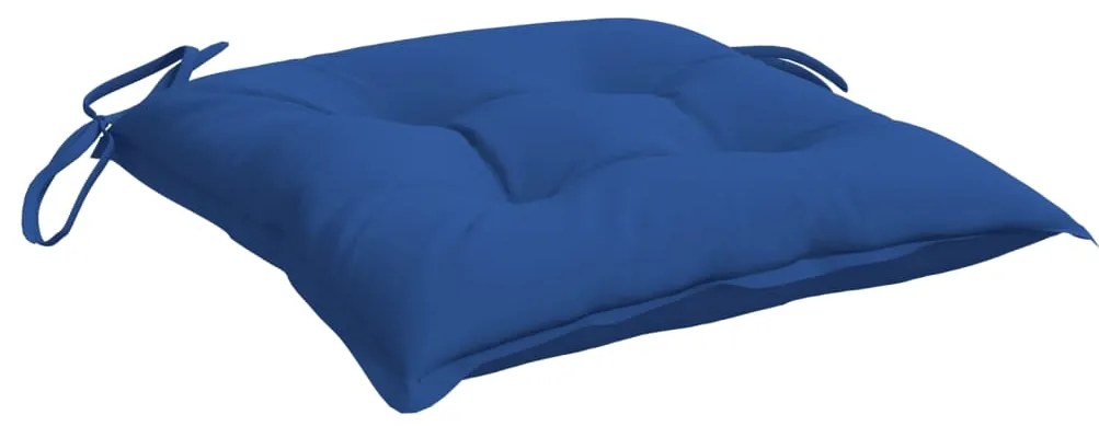 vidaXL Μαξιλάρια Καρέκλας Κήπου 6 τεμ. Μπλε 50x50x7 εκ. Oxford Ύφασμα