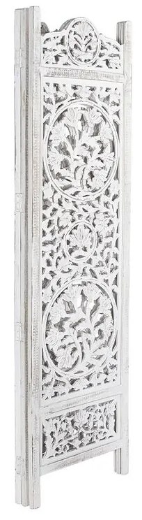 Παραβάν DKD Home Decor Λευκό Ξύλο από Μάνγκο Ξύλο MDF 150 x 2 x 180 cm