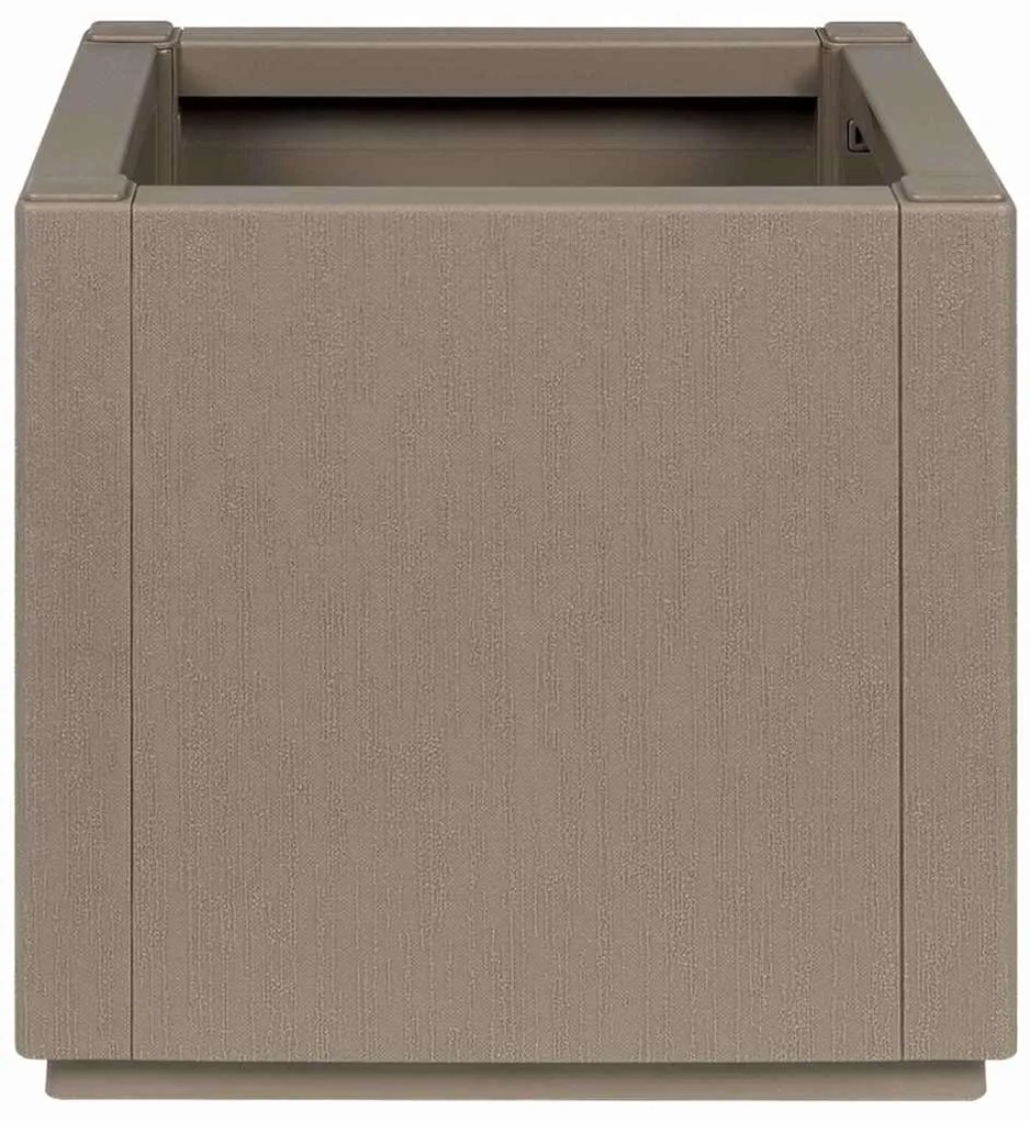 vidaXL Γλάστρα Κήπου Γκρι 36 x 36 x 35 εκ. Πολυπροπυλένιο