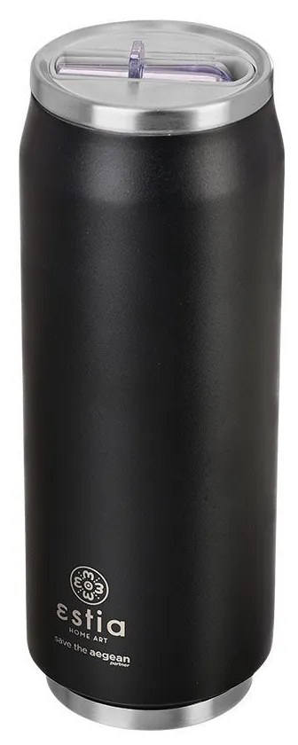 Ποτήρι Θερμός Travel Cup Save The Aegean Midnight Black 500ml - Estia