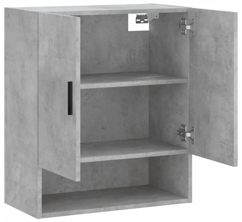 vidaXL Ντουλάπι Τοίχου Γκρι Σκυρ. 60x31x70 εκ. Επεξεργασμένο Ξύλο