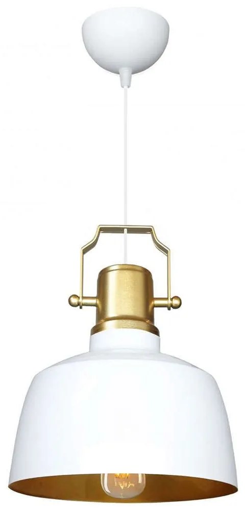 Φωτιστικό Οροφής 780SGN4606 Φ22x120cm 1xE27 40W White-Gold Opviq