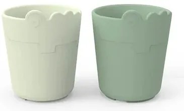 Παιδικά Ποτηράκια Done By Deer 2Τεμ. Croco Green