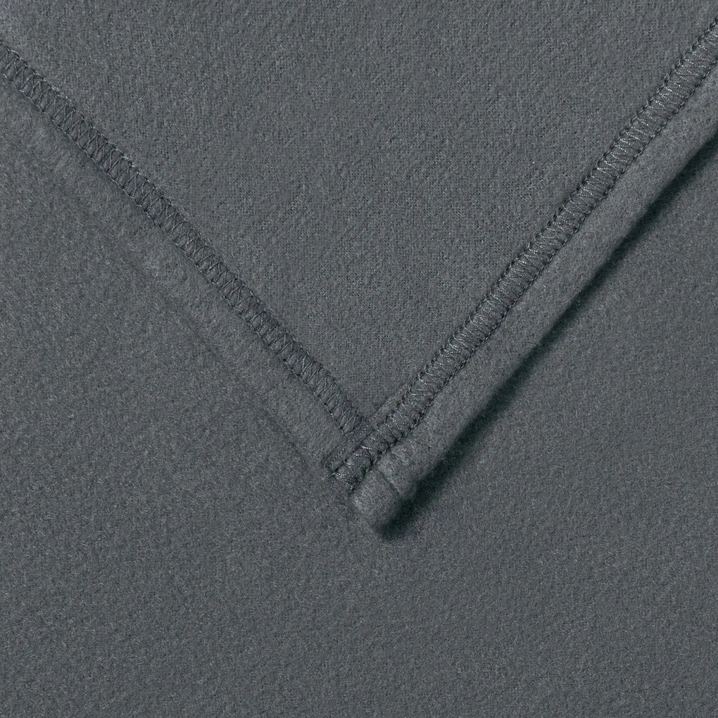 vidaXL Κουβέρτα Σκούρο Γκρι 200 x 150 cm Μαλλί