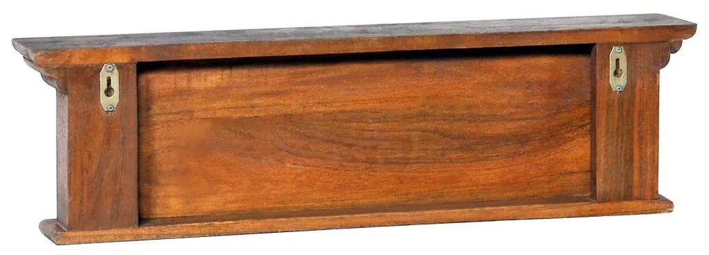 vidaXL Κρεμάστρα Τοίχου 70 x 10 x 20 εκ. από Μασίφ Ξύλο Teak