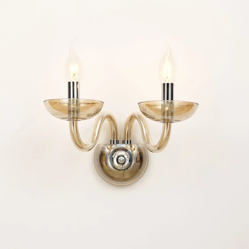 Απλίκα Τοίχου Aca Lunaria BLK82182WCNC Cognac