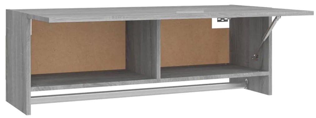 vidaXL Ντουλάπα Γκρι Sonoma 100x32,5x35 εκ. από Επεξεργασμένο Ξύλο