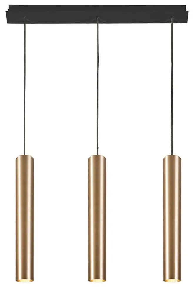 Φωτιστικό Οροφής - Ράγα Eye 7863 3x10W GU10 Solid Brass Nowodvorski Metal