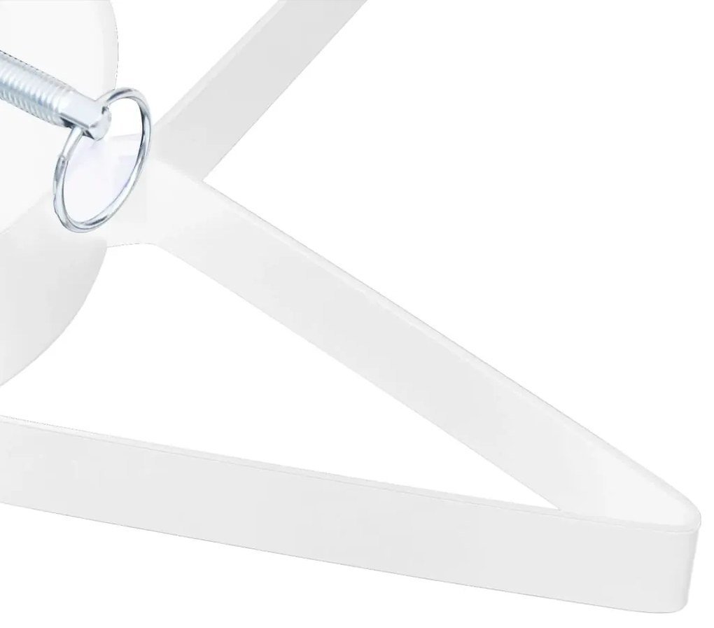 vidaXL Βάση Χριστουγεννιάτικου Δέντρου Λευκή 47 x 47 x 13,5 εκ.