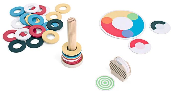 Ξύλινο Επιτραπέζιο Παιχνίδι Bs Toys Αγώνας Συνδυασμού Χρωμάτων GA462