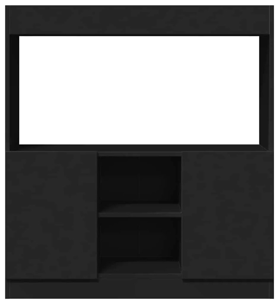vidaXL Ντουλάπι Μαύρο 92x33x100 εκ. από Επεξεργασμένο Ξύλο