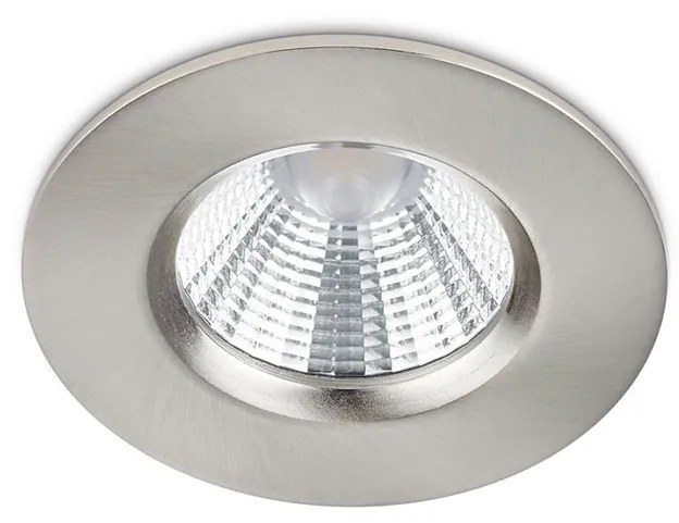 Φωτιστικό Σποτ Χωνευτό Trio Lighting Zagros 650710107 Νίκελ Ματ (IP65)