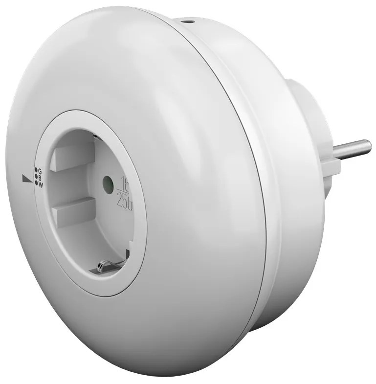 GOOBAY LED φωτιστικό νυκτός 64567, πρίζα schuko, 3 χρώματα φωτός, 6500K