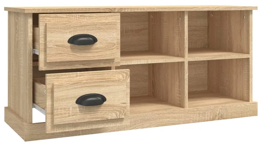 vidaXL Έπιπλο Τηλεόρασης Sonoma Δρυς 102x35,5x47,5 εκ. Επεξ. Ξύλο
