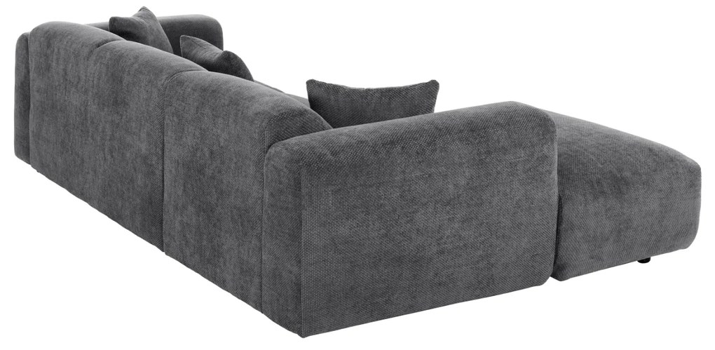 ΚΑΝΑΠΕΣ ΓΩΝΙΑ (ΑΡΙΣΤΕΡΗ) BRICKEN HM3275.04L ΑΝΘΡΑΚΙ ΥΦΑΣΜΑ 110-282x98-160x72Υεκ. - 0516613 - HM3275.04L