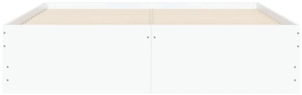 vidaXL Πλαίσιο Κρεβατιού με Συρτάρια Χωρίς Στρώμα Λευκό 120x190 εκ.