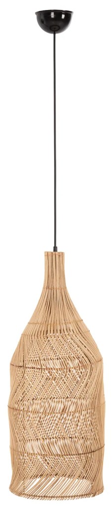 ΦΩΤΙΣΤΙΚΟ ΟΡΟΦΗΣ THEON HM7888 ΚΡΕΜΑΣΤΟ ΑΠΟ RATTAN ΣΕ ΦΥΣΙΚΟ ΧΡΩΜΑ Φ22x148Υ εκ.