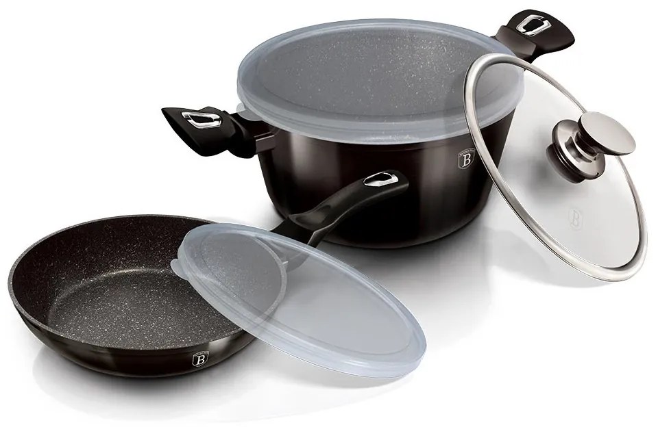 Σετ Μαγειρικής Berlinger Haus 5 τμχ Shiny Black Edition BH-6616