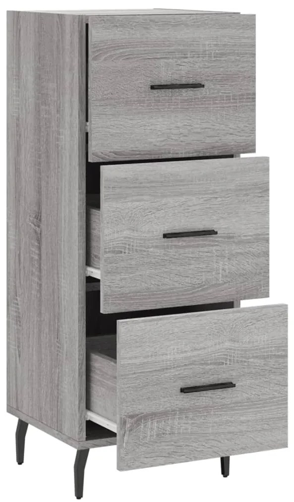 vidaXL Ντουλάπι Γκρι Sonoma 34,5x34x90 εκ. από Επεξεργασμένο Ξύλο