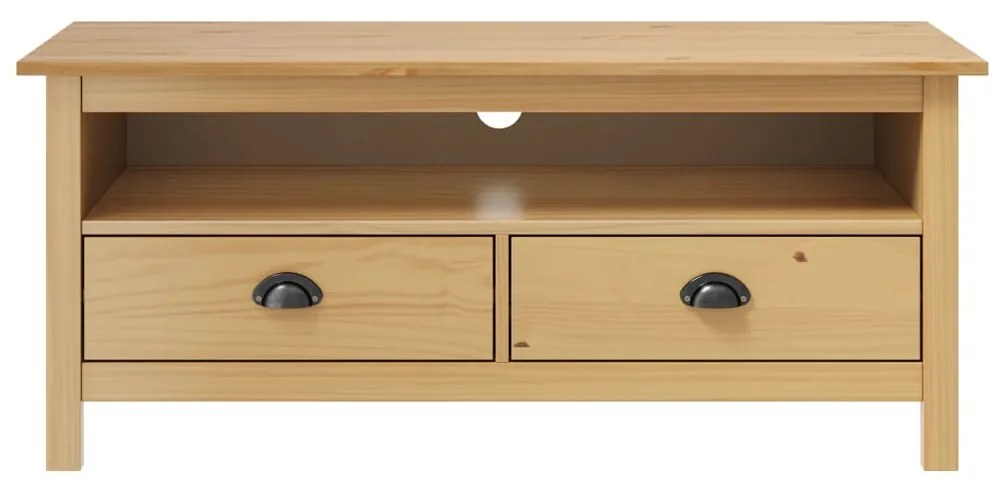 vidaXL Έπιπλο Τηλεόρασης Hill Μελί 110x40x47 εκ. Ξύλο Πεύκου