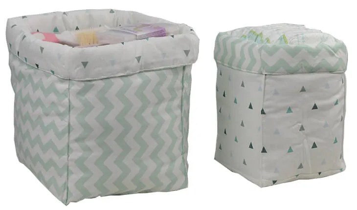 Καλάθια Αποθήκευσης (Σετ 2τμχ) Bebe Stars Elephant 301-184