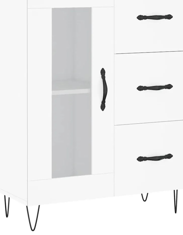 vidaXL Ντουλάπι Λευκό 69,5x34x180 εκ. από Επεξεργασμένο Ξύλο