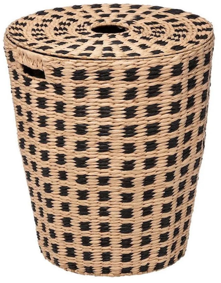 Καλάθι Απλύτων Black Rush 07.174554 37,5x52,5cm Natural-Black Mat