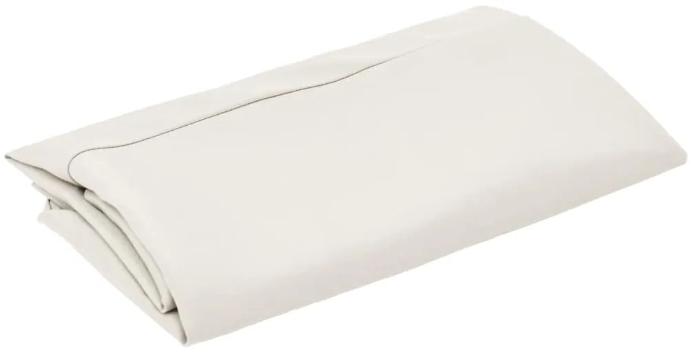 vidaXL Ύφασμα Ανταλλακτικό Ομπρέλας Εξωτ. Χώρου Λευκό Άμμου 300 εκ.