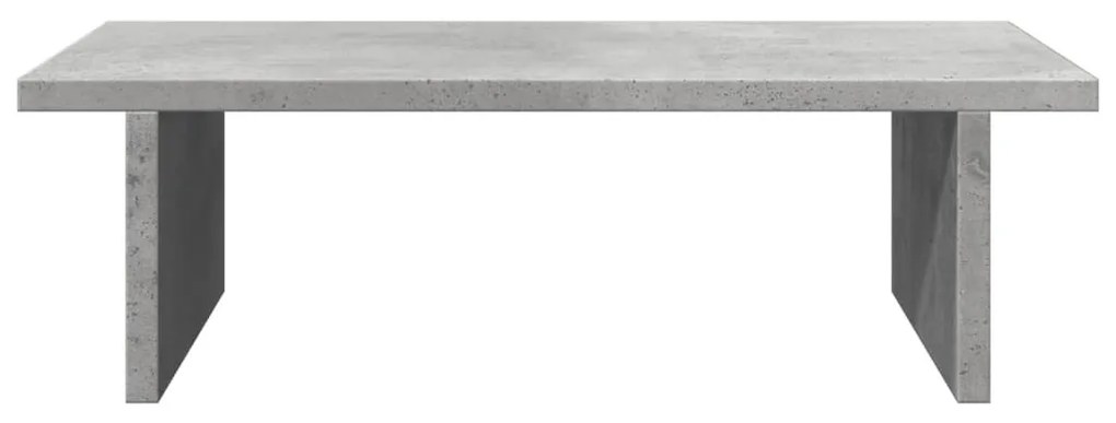 vidaXL Βάση Οθονών Γκρι του Σκυροδέματος 50x27x15 εκ. από Επεξ. Ξύλο