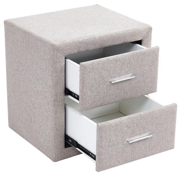ZITA PLUS ΚΟΜΟΔΙΝΟ BEIGE ΥΦΑΣΜΑ 48Χ40Χ50εκ.  37.0124