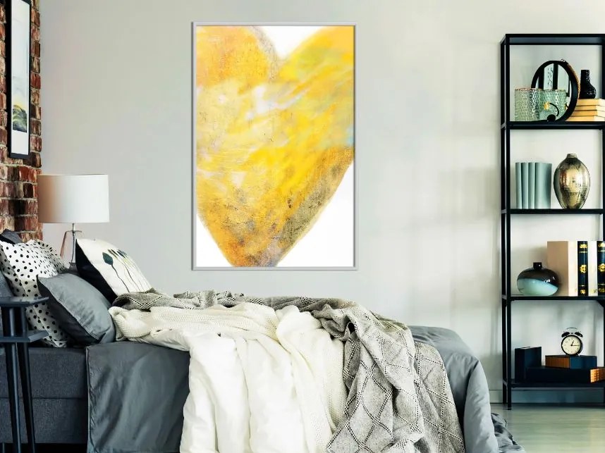 Αφίσα - Amber Heart - 20x30 - Χρυσό - Χωρίς πασπαρτού