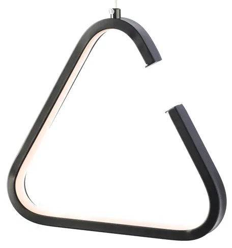 Φωτιστικό Κρεμαστο Aca V29LEDP23BK EUCLID2 Μαύρο Ματ (Black Mat) 3000K