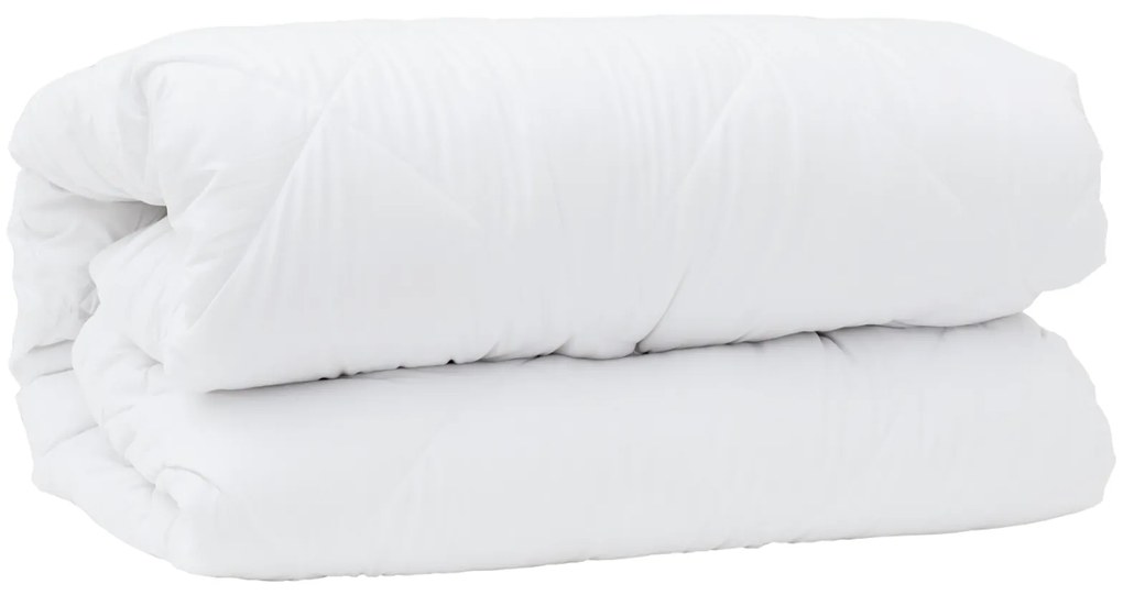 vidaXL Πάπλωμα Άλλο με μαξιλάρι 3 pcs Λευκό 240 x 220 cm Μικροΐνες