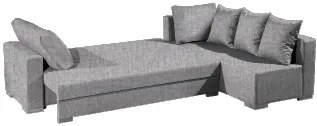 Γωνιακός καναπές Trendy-Αριστερή-265φ 165β εκ.-Γκρι Anoixto