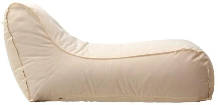 Πουφ ξαπλώστρα Lara 100% αδιάβροχο μπεζ 60x150x40 εκ.